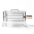 Front view of DABPRESS VORTICE 150 PT02Y featuring clear acrylic housing and top handle