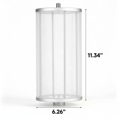 DABPRESS VORTICE 150 PT02Y 150g clear acrylic motorized pollen tumbler with brushless DC drive