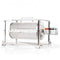DABPRESS VORTICE 150 PT02Y motorized pollen tumbler with open clear acrylic lid and drum chamber
