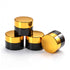DABPRESS 4-Pack Gold Rosin Jars Set, 5ml Non-Stick Silicone Glass, Dab Tool & Case Box
