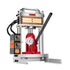 DABPRESS Truebar 10T Rosin Press: Rigid Direct-Connect 4x7" Plates Heavy-Duty Extraction